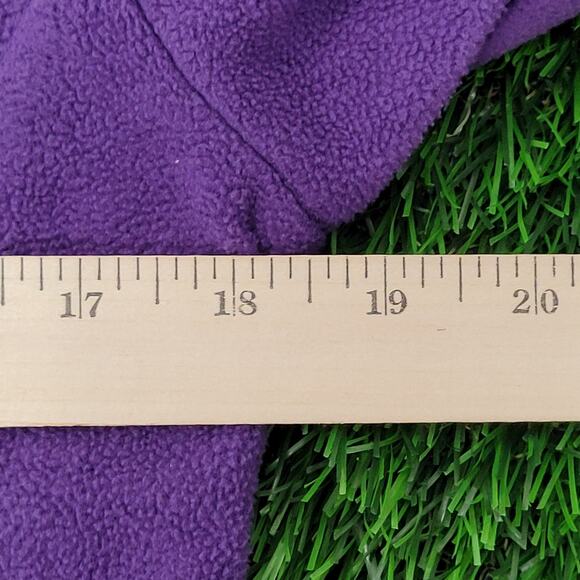 Vintage Y2K North-Face Fleece Jacket Womens S/M 18x25 Purple TNF - Picture 13 of 16